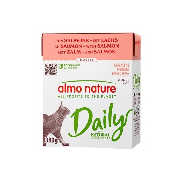 Almo Nature Cat in Tetrapack al Salmone 380 gr