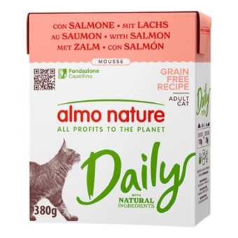 Almo Nature Cat in Tetrapack al Salmone 380 gr