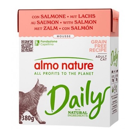 Almo Nature Cat in Tetrapack al Salmone 380 gr
