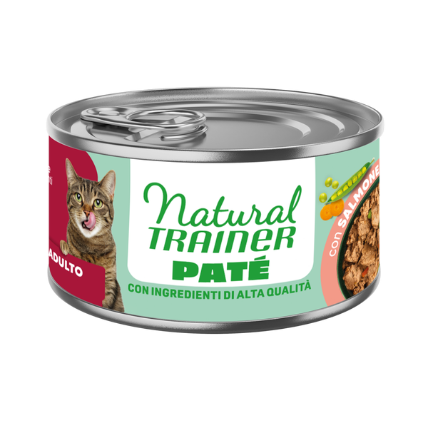 Natural Trainer Cat Adult al Salmone 85 gr