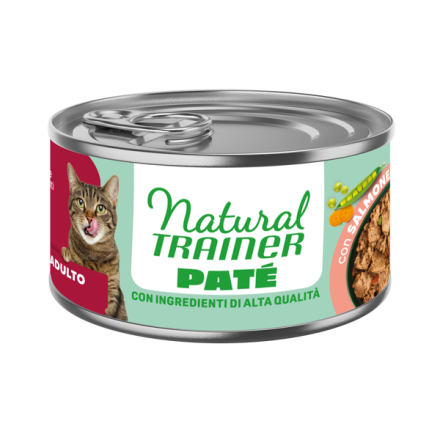 Natural Trainer Cat Adult al Salmone 85 gr