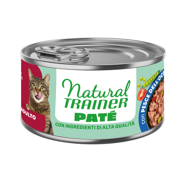 Natural Trainer Cat Adult con Pesce dell'oceano 85 gr
