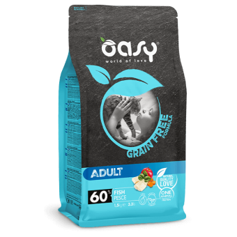 Oasy Adult Cat Grain Free al Pesce  300 gr
