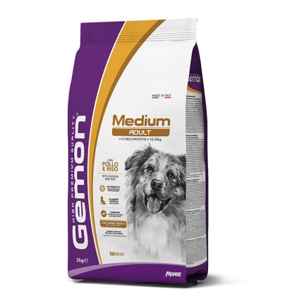 Gemon Dog Adult Medium con Pollo e Riso  3 kg