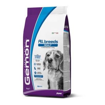 Gemon Dog All Breeds Adult Medium al Tonno e Riso 3 kg