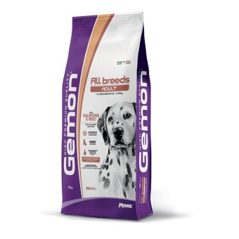 Gemon Dog All Breeds Adult con Salmone e Riso 15 kg