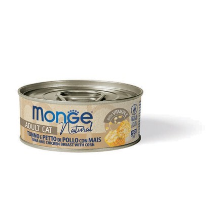 Monge Natural Tonno e Petto di Pollo con Mais 80 gr