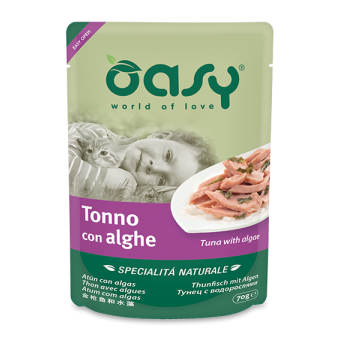 Buste Oasy Gatto Tonno con Alghe 70g