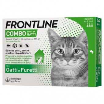 Frontline Combo spot on Gatto e Furetto 3 pipette