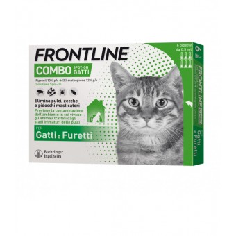 Frontline Combo spot on Gatto e Furetto 6 pipette