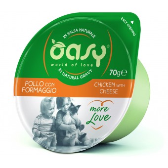 Oasy More Love cup Pollo con Formaggio 70g