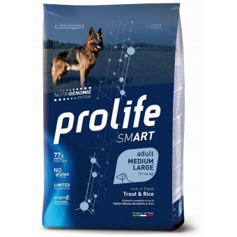 Prolife Smart Adult Medium-Large Trout&Rice 12Kg