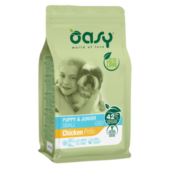 Oasy Puppy&Junior Small Pollo 3Kg